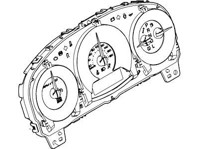 Lincoln BE5Z-10849-KA Instrument Cluster