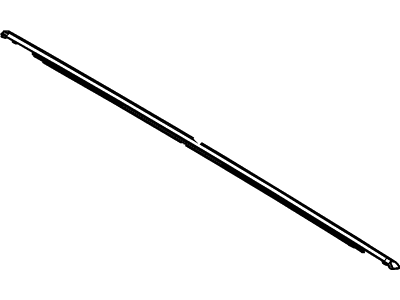 Ford BE8Z-5425596-B Weatherstrip - Door Glass Channel, Passenger Side BE8Z-5425596-B Ford Weatherstrip - Door Glass Channel, Passenger Side Illustration 1 of 1