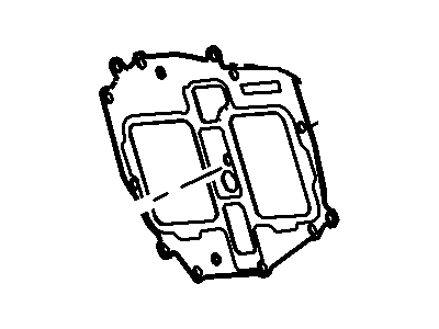 Ford BC3Z-9E464-D Gasket BC3Z-9E464-D Ford Gasket Illustration 1 of 1