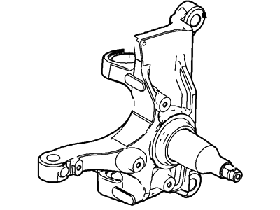 Ford 9C2Z-3106-C Spindle, Driver Side 9C2Z-3106-C Ford Spindle, Driver Side Illustration 1 of 1