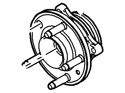 Ford 8A8Z-1104-B Hub Assy - Wheel