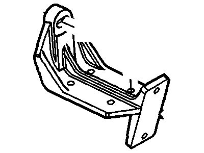 4C3Z-5486-AA Ford Bracket, Driver Side Illustration 1 of 1
