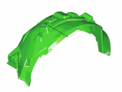 Ford FL3Z-16102-ECP Shield, Passenger Side FL3Z-16102-ECP Ford Shield, Passenger Side Illustration 1 of 1