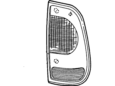 Ford F85Z-13404-CACP Lamp Assy - Rear, Stop And Flasher 