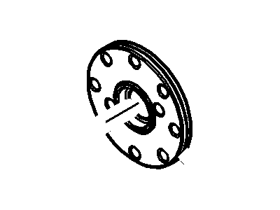 Ford E9TZ-4851-A Flange E9TZ-4851-A Ford Flange Illustration 1 of 1