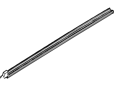 Ford 4R3Z-6321457-AA Weatherstrip - Door Belt, Driver Side 4R3Z-6321457-AA Ford Weatherstrip - Door Belt, Driver Side Illustration 1 of 1