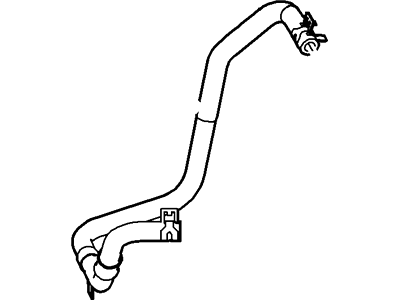 Ford AL3Z-3A713-D Hose Assembly AL3Z-3A713-D Ford Hose Assembly Illustration 1 of 1
