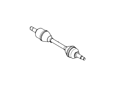 Lincoln CA8Z-3B437-C Shaft - Front Axle