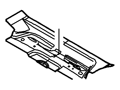 Ford 7T4Z-7810928-A Panel - Floor 7T4Z-7810928-A Ford Panel - Floor Illustration 1 of 1