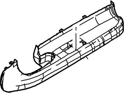 Ford 5C3Z-2827541-AAB Cover Assembly, Driver Side 5C3Z-2827541-AAB Ford Cover Assembly, Driver Side Illustration 1 of 1