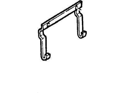 Ford E8BZ17A385A Bracket - License Plate