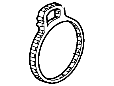 Ford 95TZ-9F670-AA Gasket 95TZ-9F670-AA Ford Gasket Illustration 1 of 1