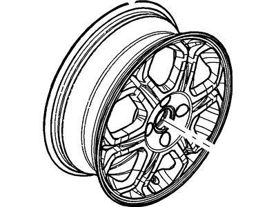 Ford 8S4Z-1007-A Wheel Assy