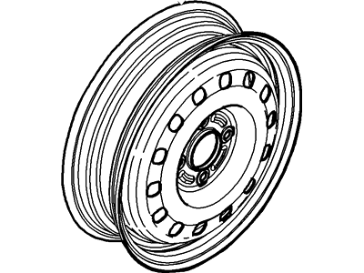 Ford 8S4Z-1A487-A Kit - Wheel 8S4Z-1A487-A Ford Kit - Wheel Illustration 1 of 1