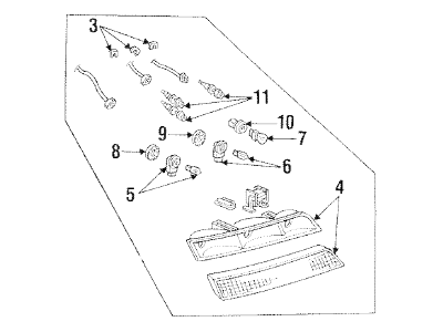 Lincoln F3LY-13008-A Headlamp Assembly