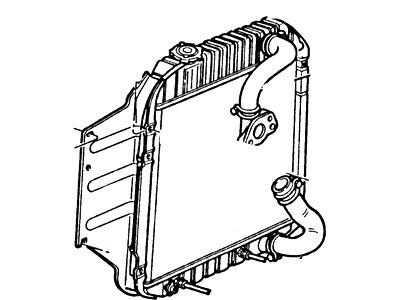 Ford F-250 Radiator - F2TZ-8005-W