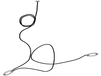 Ford 8S4Z-14A318-D Wire Assy