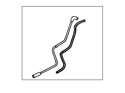 Ford F58Z17A605A Hose - Windshield Washer