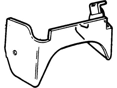 Lincoln 1W1Z54044G02AAB Cover - Instrument Panel - Co-Driver