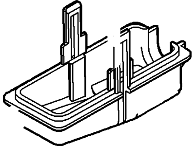F65Z-14A003-BA Ford Cover - Fuse Panel Illustration 1 of 1