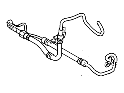 Lincoln Aviator Power Steering Hose - 4C5Z-3A719-AC