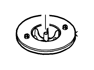 Ford 8A8Z-5586-D Antisqueak - Rear Spring