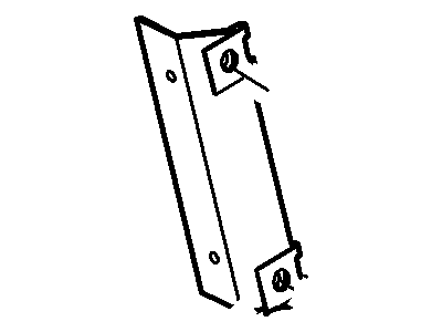 4G7Z-14536-AA Ford Bracket, Driver Side Illustration 1 of 1