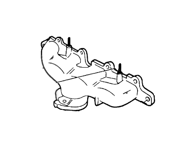 Mercury F8CZ-9430-FD Manifold Assembly - Exhaust