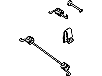 Mercury 1S2Z-2225-AA Kit - Brake Drum Spring