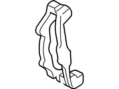 1W4Z-2B511-AA Ford Bracket, Rear Illustration 1 of 1
