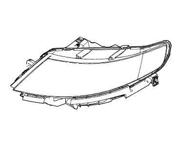 Lincoln MKS Headlight - AA5Z-13008-E
