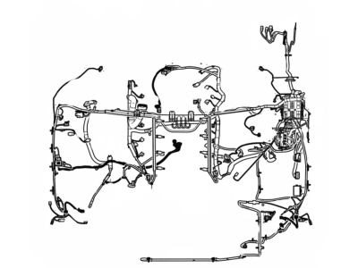 Ford 8C3Z-9D930-BA Wire Assembly, Driver Side 8C3Z-9D930-BA Ford Wire Assembly, Driver Side Illustration 1 of 1