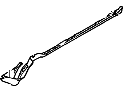 3C2Z-1625453-AAA Ford Moulding - Door Outside Illustration 1 of 1
