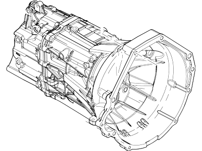 Ford CR3Z-7003-D Transmission Assembly CR3Z-7003-D Ford Transmission Assembly Illustration 1 of 1
