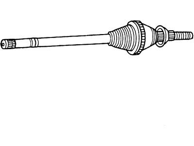 Ford XF2Z3B436AA Joint & Stub Shaft Assembly