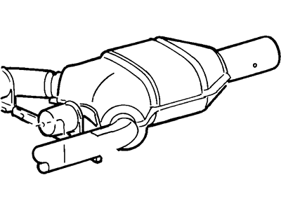 Lincoln Continental Catalytic Converter - FOLY-5F250-A