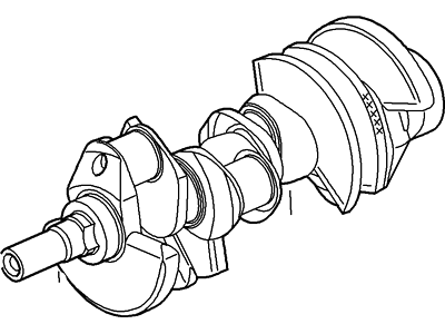 Lincoln F75Z-6303-AC Crankshaft Assembly