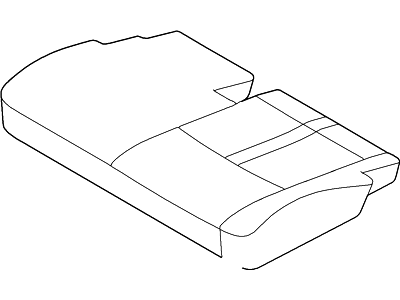 Lincoln DE9Z-7463805-EC Cover Assy - Rear Seat Cushion