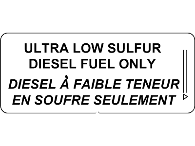 Ford E43Z-9A095-A Decal