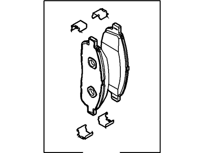 Ford 8L3Z-2V001-B Kit - Brake Lining