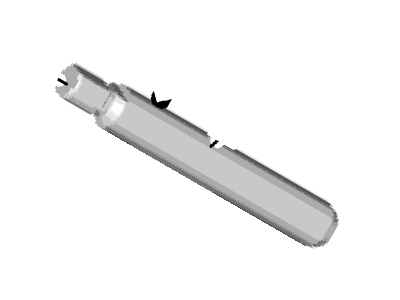9L8Z-7C493-A Ford Shaft - Manual Lever Control Illustration 1 of 1