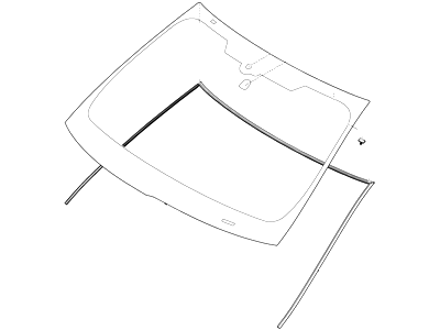 Ford 7A1Z-7803100-A Glass - Windscreen 7A1Z-7803100-A Ford Glass - Windscreen Illustration 1 of 1