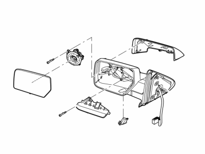 Ford CL1Z-17682-FAPTM Mirror Assy - Rear View Outer