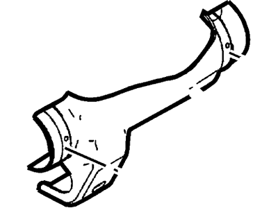 Ford 7W7Z-4805-A Shield, Passenger Side 7W7Z-4805-A Ford Shield, Passenger Side Illustration 1 of 1