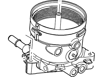 Ford 8C3Z-9C148-A Housing - Fuel Filter 8C3Z-9C148-A Ford Housing - Fuel Filter Illustration 1 of 1