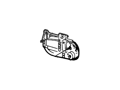 Ford YL3Z-1522405-BAM Handle Assembly - Door - Outer, Driver Side YL3Z-1522405-BAM Ford Handle Assembly - Door - Outer, Driver Side Illustration 1 of 1