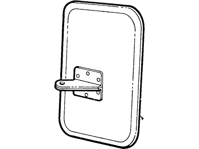 Ford E-250 Econoline Club Wagon Car Mirror - F2TZ-17723-A