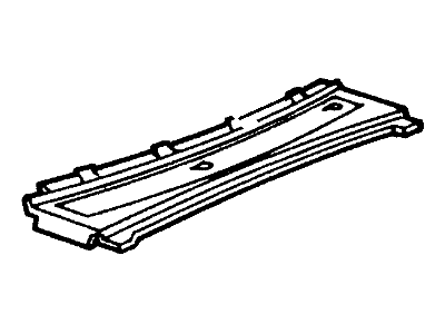 Ford YL5Z-1002012-AA Panel Assembly - Cowl Top - Outer YL5Z-1002012-AA Ford Panel Assembly - Cowl Top - Outer Illustration 1 of 1