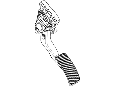 Ford BC3Z-9F836-C Pedal BC3Z-9F836-C Ford Pedal Illustration 1 of 1