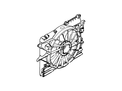 Ford DR3Z-8C607-A Motor And Fan Assy - Engine Cooling